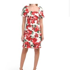 Julia Jordan brand  new puff sleeve floral mini dress